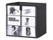 Faltbox >Foto< in Anthrazit aus Polypropylen - 32x32x32cm (BxHxT)