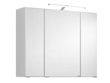 Spiegelschrank >Cleo I< in Weiß - 80x64x20cm...