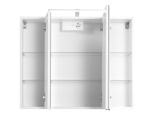 Spiegelschrank >Cleo I< in Weiß - 80x64x20cm (BxHxT)