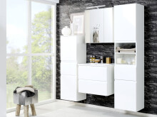 Spiegelschrank >Cleo I< in Weiß - 80x64x20cm (BxHxT)