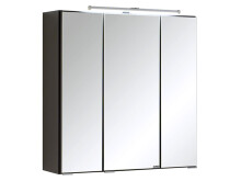 Spiegelschrank >Cleo I< in Graphitgrau - 60x64x20cm...