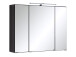 Spiegelschrank >Cleo I< in Graphitgrau - 80x64x20cm (BxHxT)
