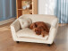 Tiersofa >Big I< in Austernfarbig aus Kunststoff - 82x47x54cm (BxHxT)