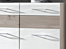 Schuhschrank >Allison< in Weiß aus MDF -...