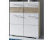 Schuhschrank >Allison< in Weiß aus MDF - 84x104x40cm (BxHxT)
