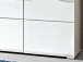 Schuhschrank >Allison< in Weiß aus MDF - 84x104x40cm (BxHxT)
