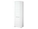 Garderobenschrank >Rolland< in Weiß aus MDF - 65x198x41cm (BxHxT)