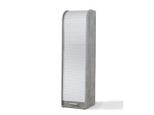 Jalousieschrank >Organizer< in Beton weiß - 45x164x40cm (BxHxT)