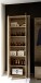 Garderobenschrank >Davenport< in Sonoma-Eiche hell aus MDF - 74x200x40cm (BxHxT)