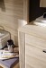 Garderobenschrank >Davenport< in Sonoma-Eiche hell aus MDF - 74x200x40cm (BxHxT)