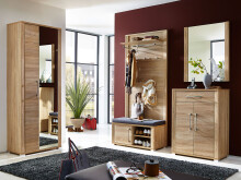 Wandspiegel >Davenport< in Sonoma-Eiche - 74x88x4cm...