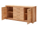Sideboard >Leduc< in Kernbuche aus Metall - 163x78x40cm (BxHxT)