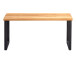 Sitzbank >Michael< in Wildeiche aus Massivholz geölt - 80x40x30cm (BxHxT)