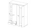 Drehtürenschrank >Ferdy< in Weiß - 150x193,5x60cm (BxHxT)