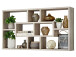 Wandregal >Lora< in Sandeiche - 85x47,5x16cm (BxHxT)