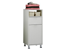 Unterschrank >Lofti< in Weiß - 37x90.5x33cm...