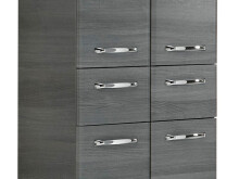 Midischrank >Abelica II< in Graphit Struktur aus...