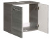 Waschbeckenunterschrank >Abelica I< in Graphit Struktur - 60x53x33 (BxHxT)