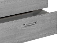 Waschtisch-Set >Abelica I< in Weiß aus Glas - 74,5x54,5x45cm (BxHxT)