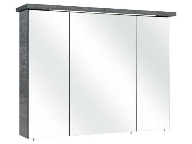 Spiegelschrank >Abelica II< in Graphit Struktur - 80x72x20cm (BxHxT)