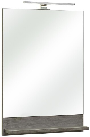 Wandspiegel >Abelica II< in Graphit Struktur - 50x73,5x10cm (BxHxT)