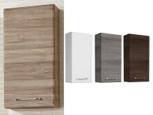 Hängeschrank >Carrie< in Chrom-Glanz aus Glas...