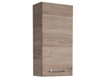 Hängeschrank >Carrie I< in Chrom-Glanz aus Glas - 35x70x20cm (BxHxT)