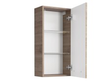 Hängeschrank >Carrie I< in Chrom-Glanz aus Glas - 35x70x20cm (BxHxT)