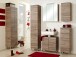Hängeschrank >Carrie I< in Chrom-Glanz aus Glas - 35x70x20cm (BxHxT)