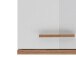 Hängeschrank >Jenn I< in Weiß/Hochglanz aus Glas - 35,5x74,5x20,5cm (BxHxT)