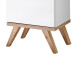 Badezimmer-Set >Jenn I< (7-teilig) in Weiß aus Glas - 161,5x205x46cm (BxHxT)