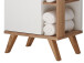 Badezimmer-Set >Jenn II< (5-teilig) in Weiß/Hochglanz - 176,5x205x33 (BxHxT)