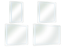 LED-Lichtspiegel >Marla II< aus Spiegelglas -...
