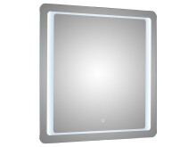 LED-Lichtspiegel >Marla II< aus Spiegelglas - 70x70x3cm (BxHxT)
