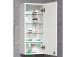 Medizinschrank >Adan< in Weiß aus Glas - 30x70x20cm (BxHxT)