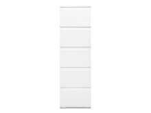 Kommode >Ravenna< in Weiß/Matt - 40x131x45cm (BxHxT)