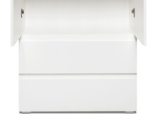 Mehrzweckschrank >Ravenna< in Weiß/Matt - 80x191x40cm (BxHxT)