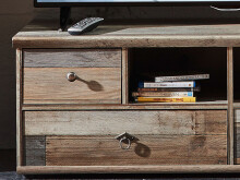 TV-Board >Britta< in Driftwood Nachbildung aus Kunststoff - 130x43x52cm (BxHxT)
