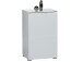 Kommode >Suzette< in Weiß aus MDF - 50x80x40cm (BxHxT)