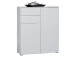 Kommode >Suzette< in Weiß aus MDF - 100x119x40cm (BxHxT)