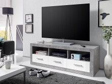 TV-Board >Rio de Janeiro< in Beton - 147x49x45cm...