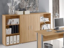 Kommode >Clermont< in Sonoma-Eiche - 184x114x35cm...