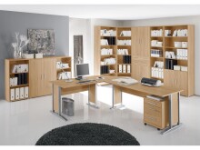 Kommode >Clermont< in Sonoma-Eiche - 184x114x35cm (BxHxT)