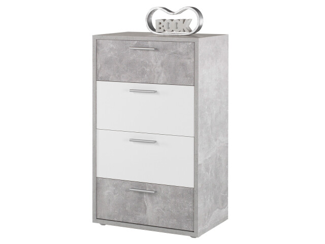 Kommode >Marion< in Beton - 64x104x37cm (BxHxT)