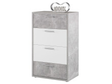 Kommode >Marion< in Beton - 64x104x37cm (BxHxT)