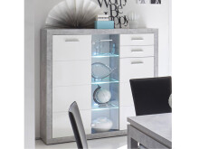 Highboard >Rio de Janeiro< in Beton aus Glas -...