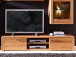TV-Board >Nature Plus< in Kernbuche aus Metall - 190x36x45cm (BxHxT)