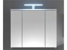 Badezimmer-Set >Suzette< (5-teilig) in Weiß aus MDF - 160x191x46cm (BxHxT)