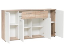Sideboard >Jacklin< in Wildeiche - 160x85x35cm (BxHxT)