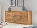 Sideboard >Leduc II< in Wildeiche aus Metall - 163x78x40cm (BxHxT)